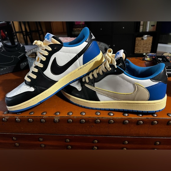Like Jordan Other - 🔥Like~Jordan 1 Low Travis Scott Fragment Design Mens Size 9.5🔥